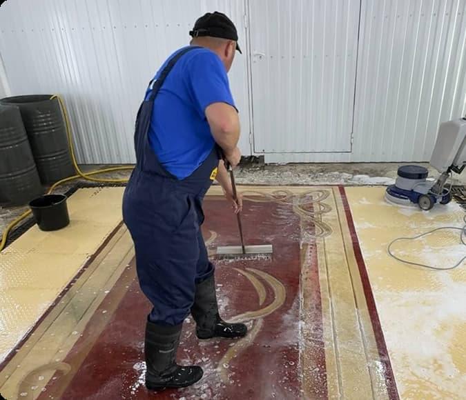 Очистка килиму спеціалістами ДоЧиста